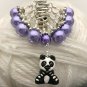 Handmade Knitting Stitch Markers (SNAG FREE)- Panda Bear
