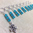 Beaded RN Knitting Stitch Markers (SNAG FREE)