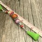 Knitting Needle Point Protector- Handmade Stitch Holder Jewelry