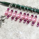 Handmade Cat Stitch Marker Set | SNAG FREE Beaded Knitting Markers