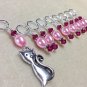 Handmade Cat Stitch Marker Set | SNAG FREE Beaded Knitting Markers