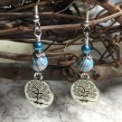 Tree Of Life Beaded Earrings- Surgical Steel
