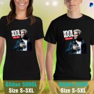 billy idol Tour 2019 1 side black t shirt