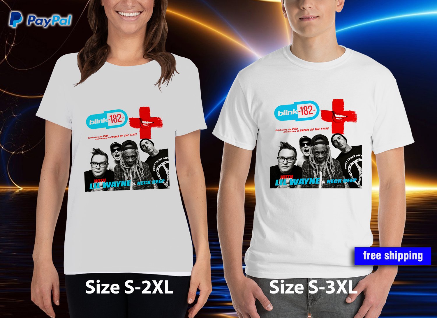 blink 182 & lil wayne Tour 2019 celebrating 20th anniversary enema of the state