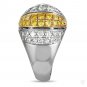 Platinum Yellow and White Diamonds Ring