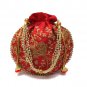 100 Pcs Indian Handmade Potli Bags Favor Bags Wedding Favor Return Gift For Guests Bridesmaid Gift