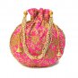 100 Pcs Indian Handmade Potli Bags Favor Bags Wedding Favor Return Gift For Guests Bridesmaid Gift