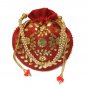 100 Pcs Indian Drawstring Potli Bag Pouch Wedding Favor Return Gift For Guests