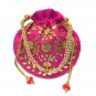 100 Pcs Indian Drawstring Potli Bag Pouch Wedding Favor Return Gift For Guests