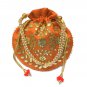 100 Pcs Indian Drawstring Potli Bag Pouch Wedding Favor Return Gift For Guests