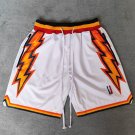 Golden State Warriors Men Basketball Shorts with Pocket White size S-3XL Retro New