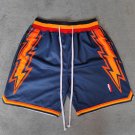 Golden State Warriors Men Basketball Shorts with Pocket Blue size S-3XL Retro New