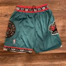 Vancouver Style Grizzlies Basketball Shorts Mesh S-3XL Pockets Mesh Stitched