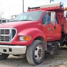GENUINE FORD 2003 F650 XL SUPER DUTY EXTENDED CAB ABC BODY DUMP TRUCK