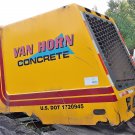 ADVANCED FRONT DISCHARGE CEMENT MIXER YELLOW TRUCK HOOD