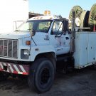 GENUINE 1991 GMC TOPKICK LP107 CABLE REEL / PULLER TRUCK