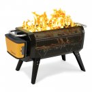 BioLite FirePit Smokeless Outdoor Wood and Charcoal Burning Fire Pit Bluetooth Rechargeable