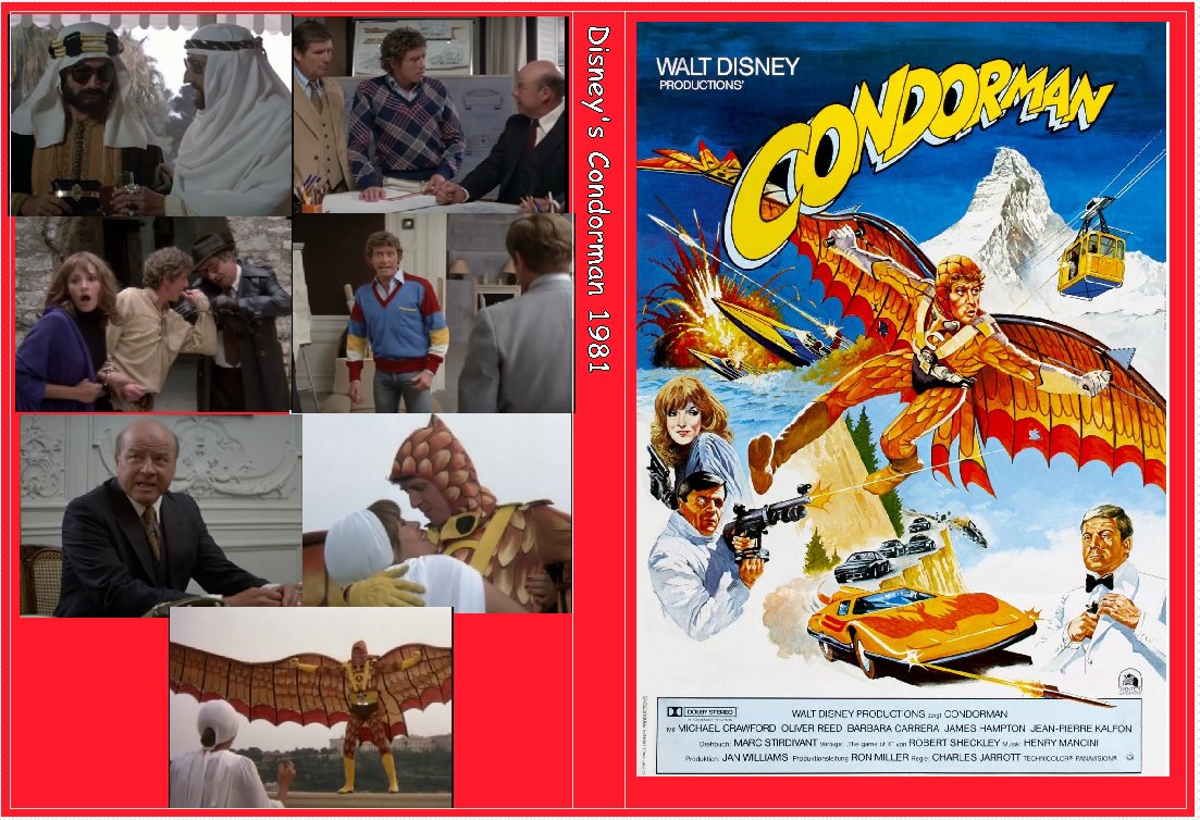 Disney’s Condorman 1981 on 1 DVD