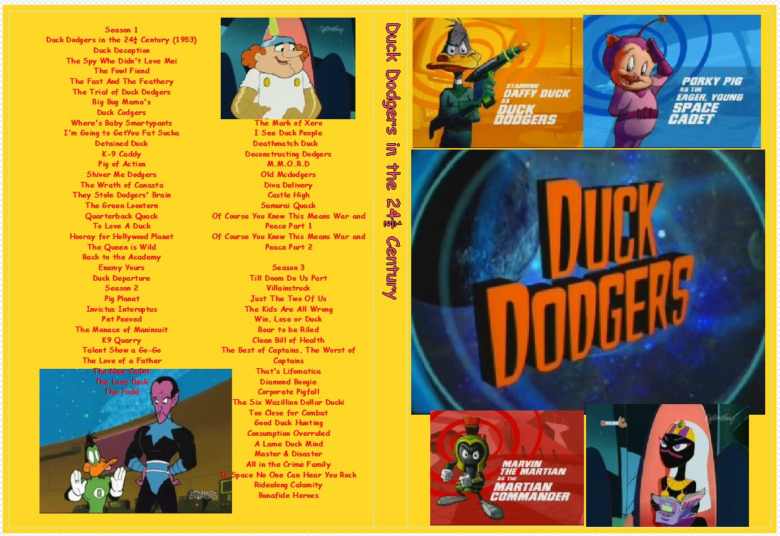 Duck Dodgers In The 241/2 Century Complete Series On 3 DVDs.