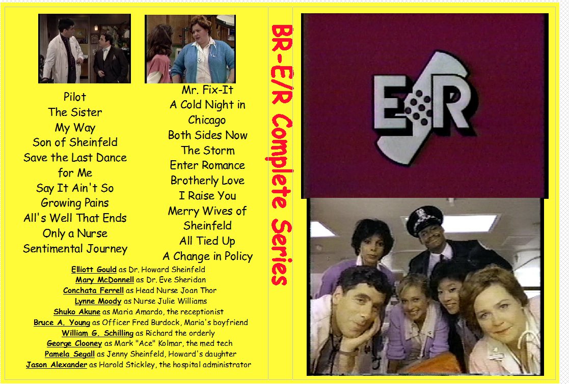 E R Complete Series On 3 Dvds