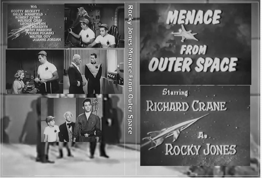 1953 Rocky Jones Space Ranger Menace from Outer Space on 1 DVD