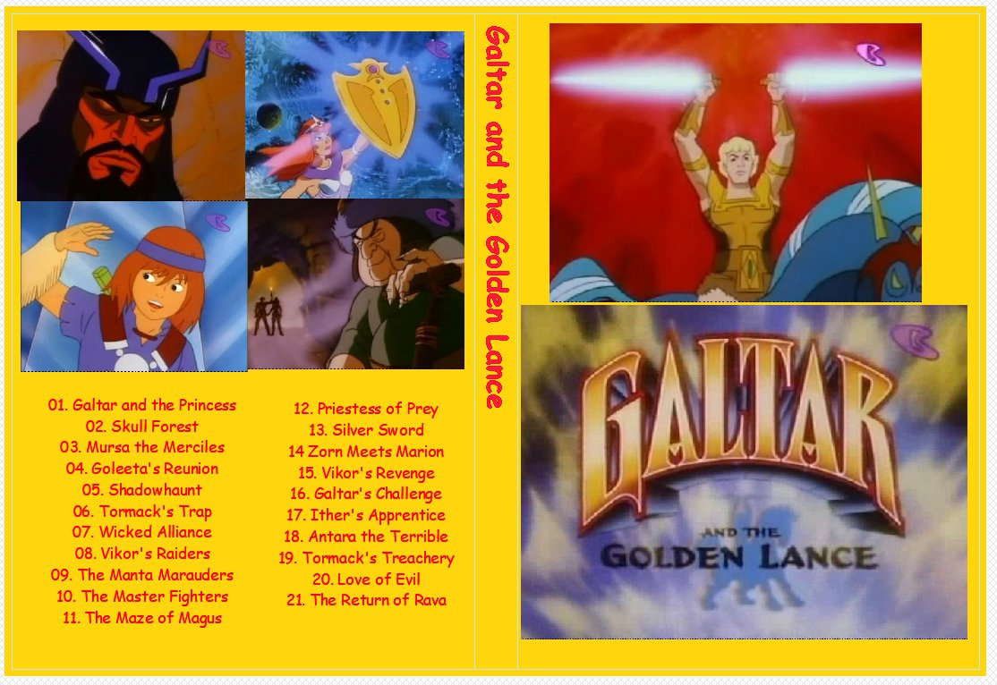 Galtar the Complete Series on 2 DVDs