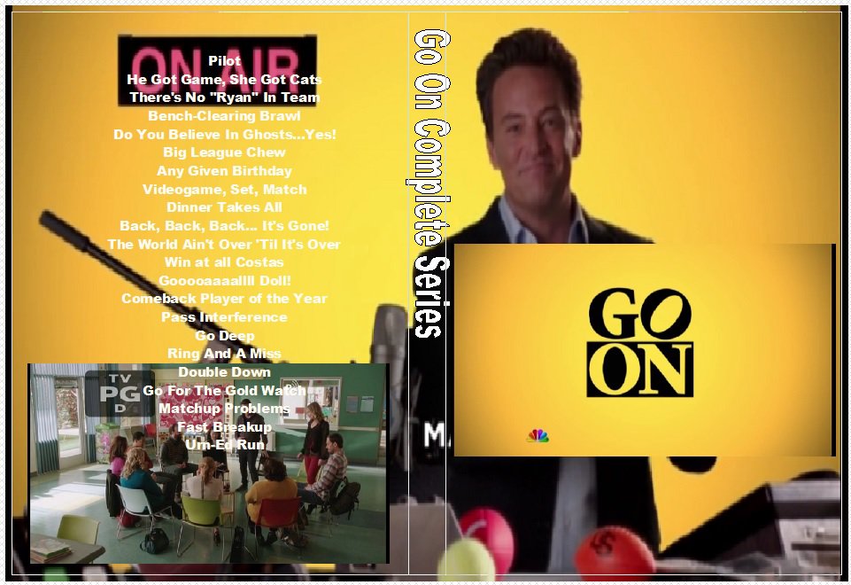Go On Complete Series On 3 DVDS.