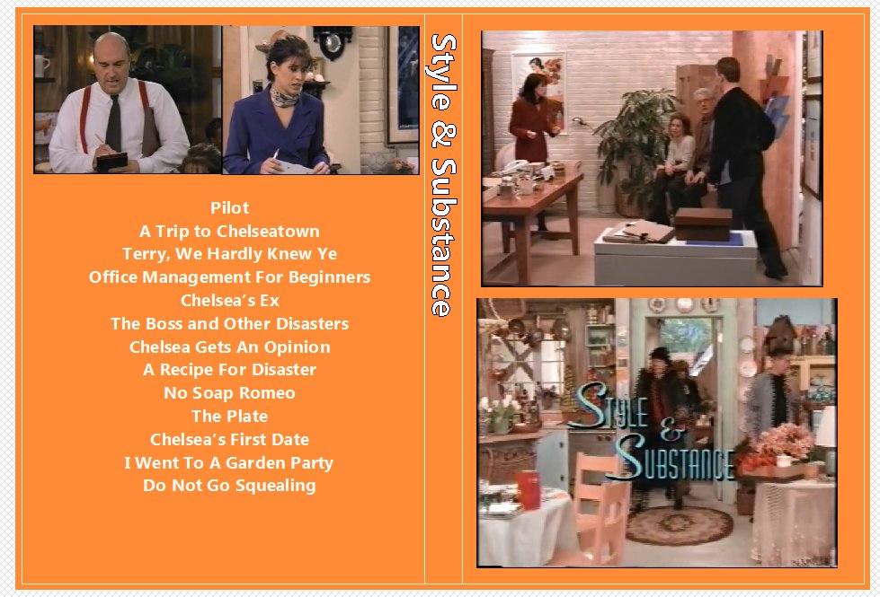 Style & Substance The Complete Series on 2 DVDs