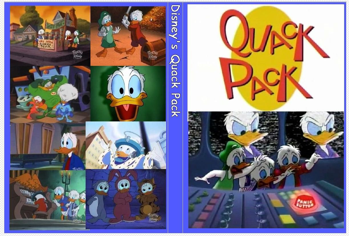 Disneyâ � � s Quack pack complete series on 4 DVDs.