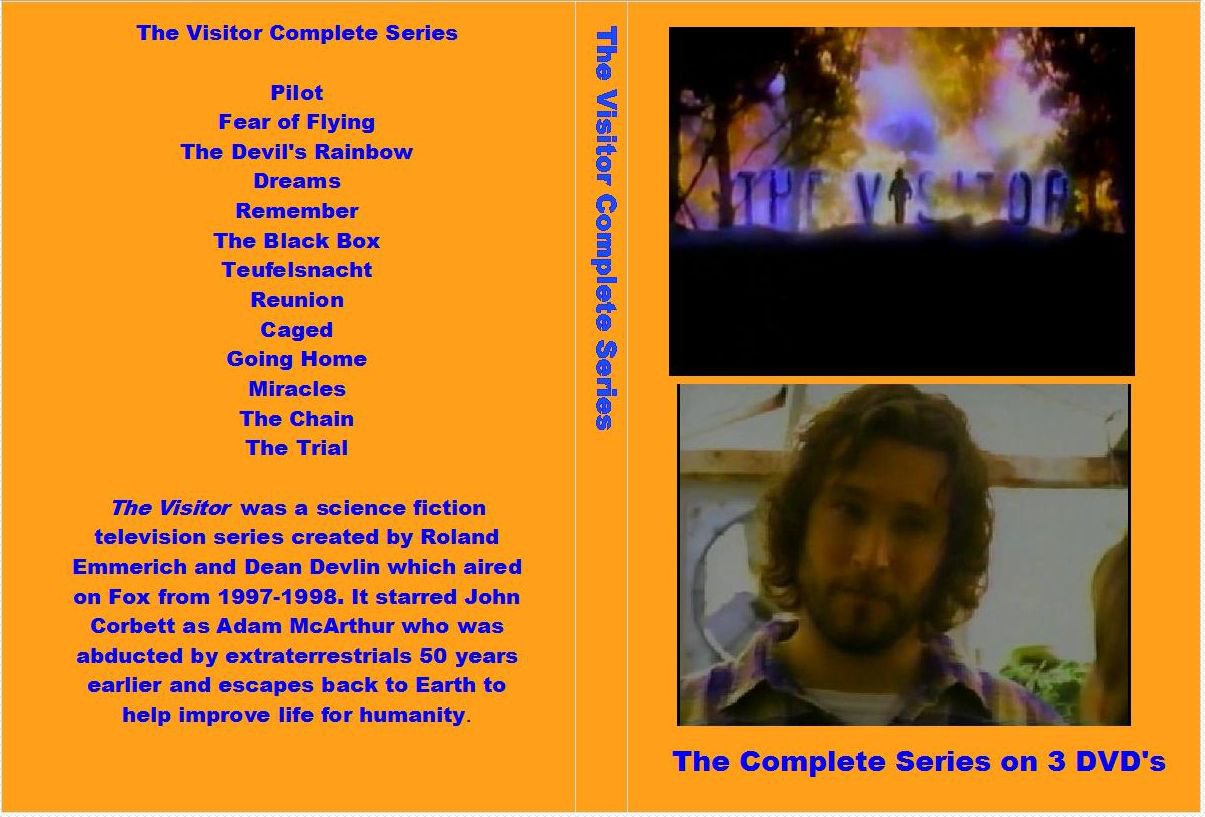 The Visitor Complete Series on 3 DVDs