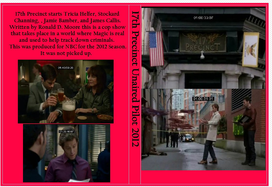17th PRECINCT UNAIRED PILOT on 1 DVD