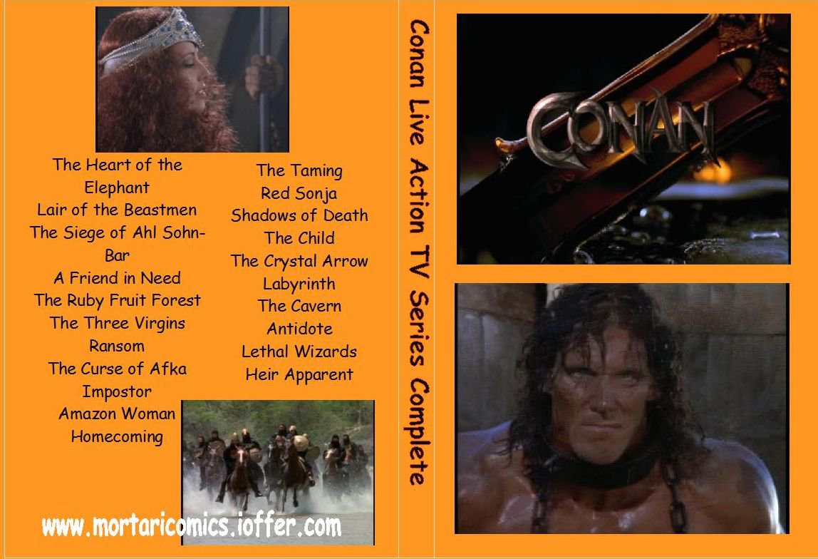 CONAN LIVE ACTION SERIES COMPLETE on 4 DVDs