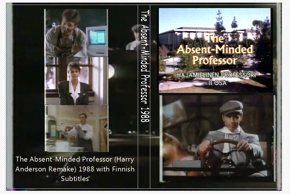 DISNEY’S ABSENT MINDED PROFFESSOR STARING HARRY ANDERSON 1988 on 1 DVD