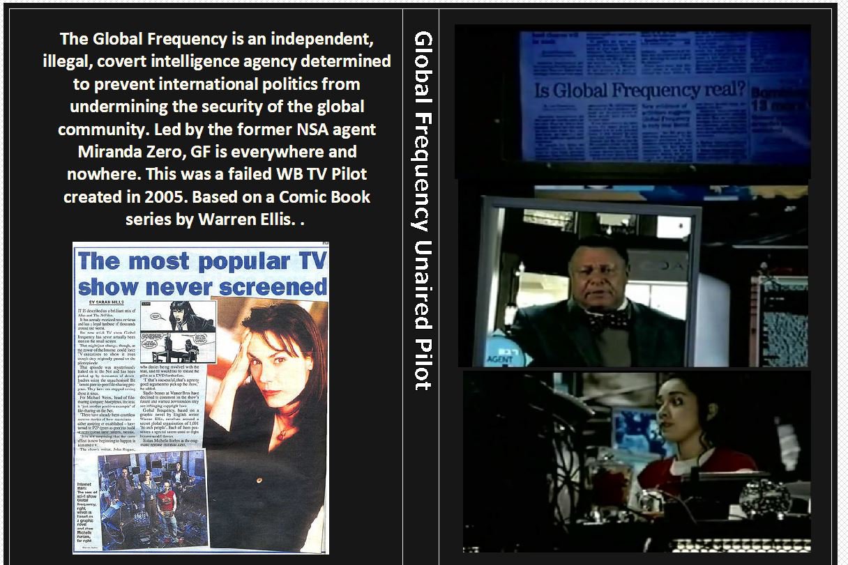 Global Frequency Unaired Pilot on 1 DVD