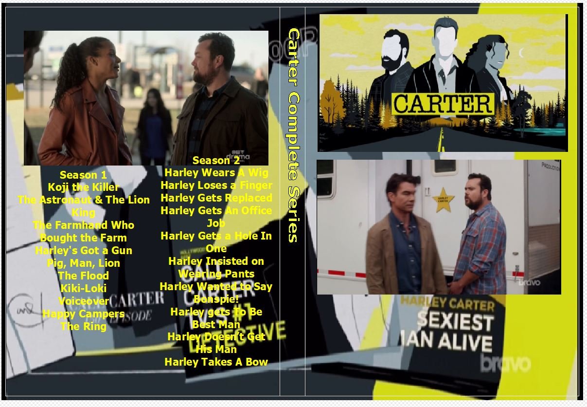 Carter Season 1 2 Complete Series on 6 DVDs
