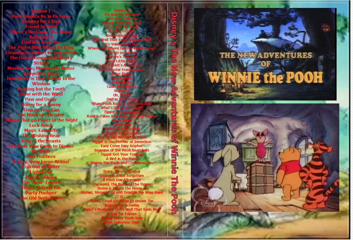 Disney’s The New Adventures of Winnie The Pooh the complete series on 6 ...