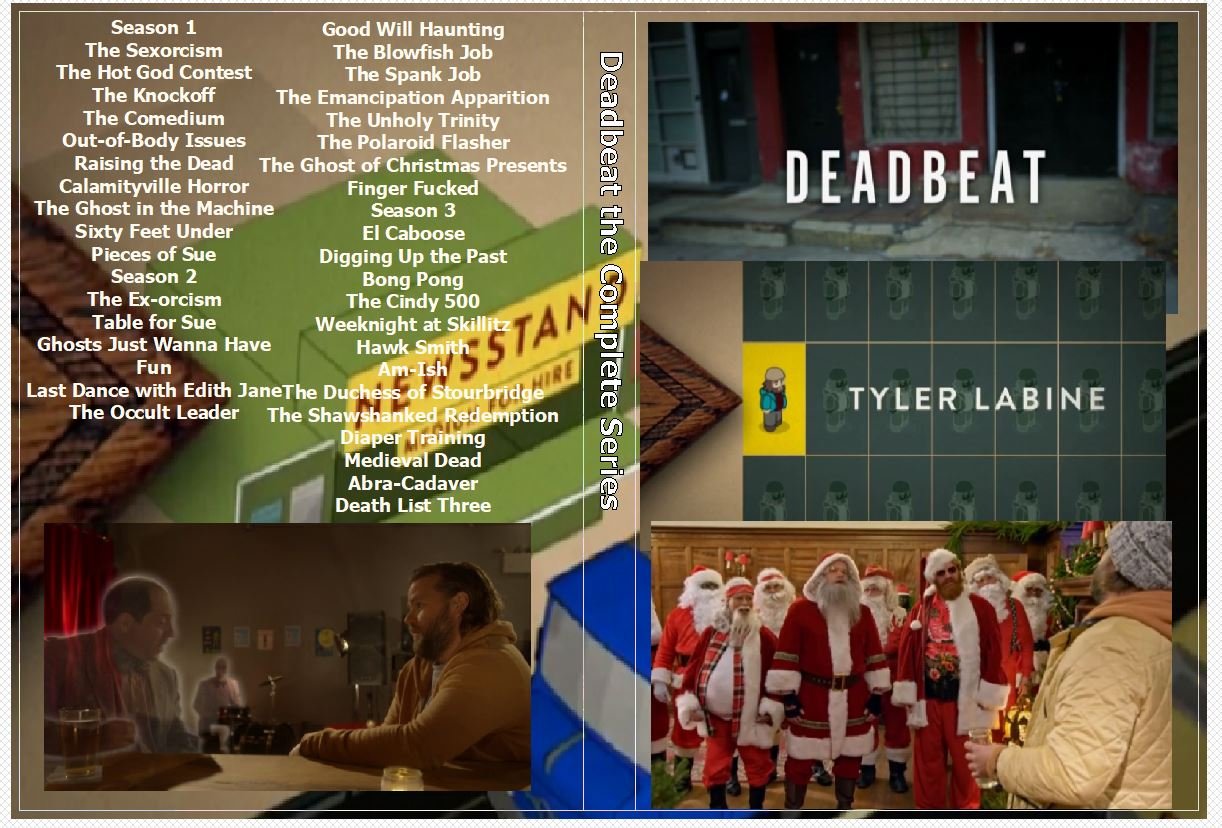 Deadbeat the Complete Series on 4 DVDs