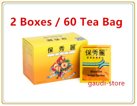 Bioslim Tea Bio Slim Mild Laxative Herbal Tea Bags ( 60 Teabags) &auml;&iquest;�&ccedil;&sect;�&eacute;&ordm;�&ccedil;&ordf;�&ccedil;&ordf;�&egrave;�&para; x 2