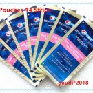 Crest3D Whitestrips Dental Whitening Kit Gentle Routine For Teeth Sensitive (7 Pouches 14 Strips)