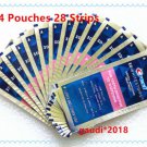 Crest3D Whitestrips Dental Whitening Kit Gentle Routine For Teeth Sensitive (14 Pouches 28 Strips)