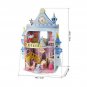 CubicFun Dollhouse 3D Puzzle DIY Kit Toys with Furniture,Fairytale Castle