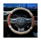 CigaMaTe Car Steering Wheel Covers, Universal Leather Breathable, Anti-Slip, ...