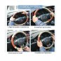 CigaMaTe Car Steering Wheel Covers, Universal Leather Breathable, Anti-Slip, ...