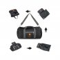 EEZEE 40L Lightweight Waterproof Foldable Duffle Bags for Men Women Black