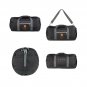 EEZEE 40L Lightweight Waterproof Foldable Duffle Bags for Men Women Black