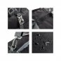 EEZEE 40L Lightweight Waterproof Foldable Duffle Bags for Men Women Black