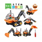 Rainbrace Educational STEM Toys for Boys Construction Toy Trucks for Kids Tak...