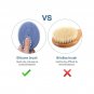 Silicone Bath Brush BBX Lephsnt Ultra-Soft BPA-Free Back Scrubber with Long H...