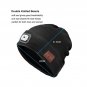 Anpress Wireless Muisc Beanie Hat with LED Headlamp USB Rechargeable Unisex M...