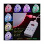Wireless 7 Color LED Mask Neck Light Skin Rejuvenation Facial Beauty Daily Sk...